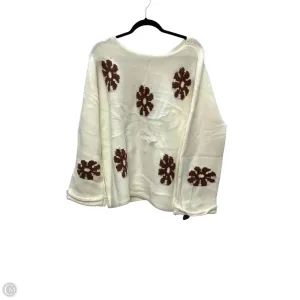 Sweater By Clothes Mentor In Cream, Size: Xl