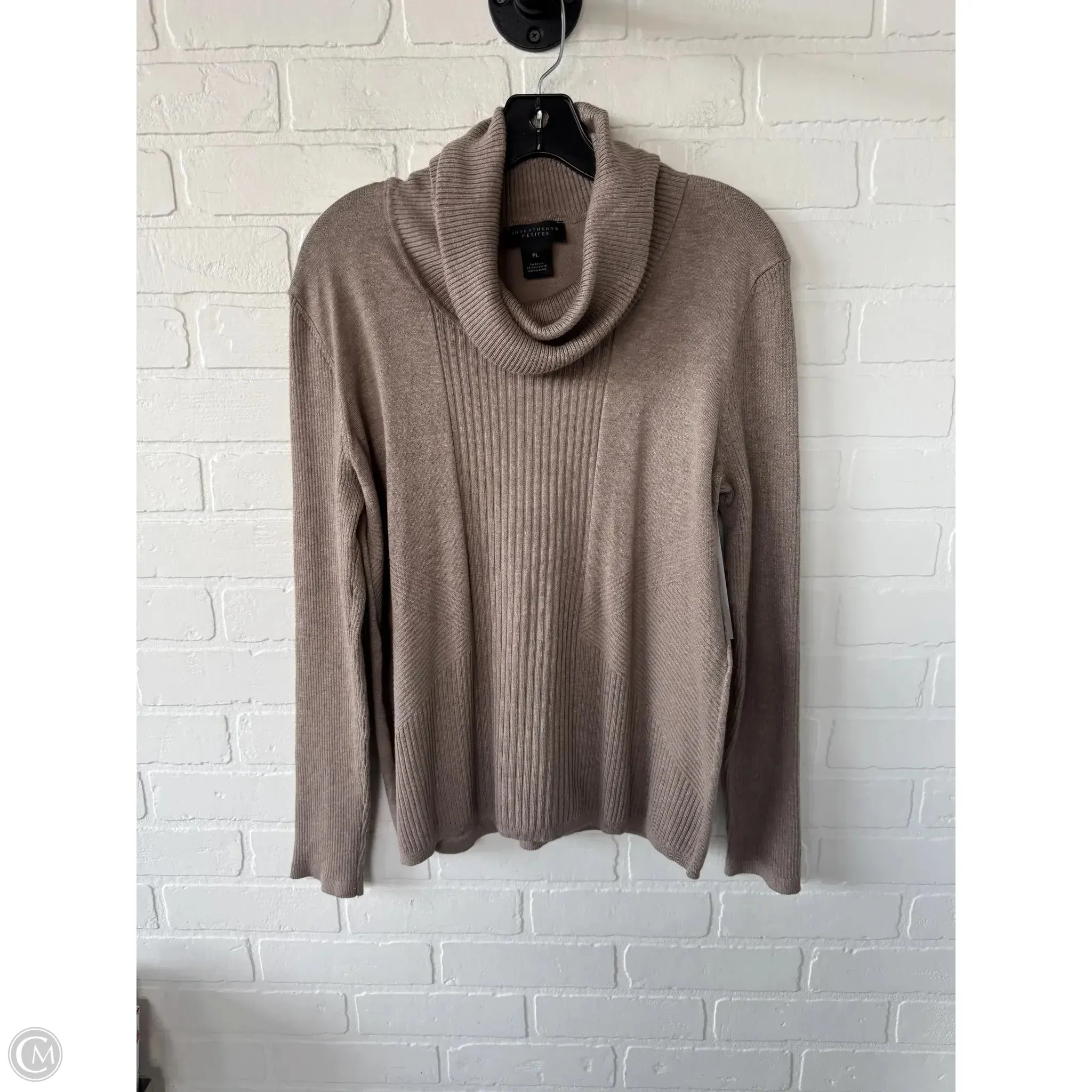 Sweater By Investments In Tan, Size: Lp