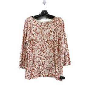 Sweater By J. Jill In Brown & White, Size: Sp