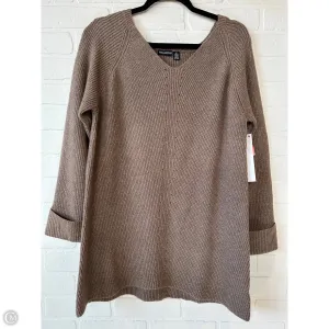 Sweater By Nina Leonard In Brown, Size: M