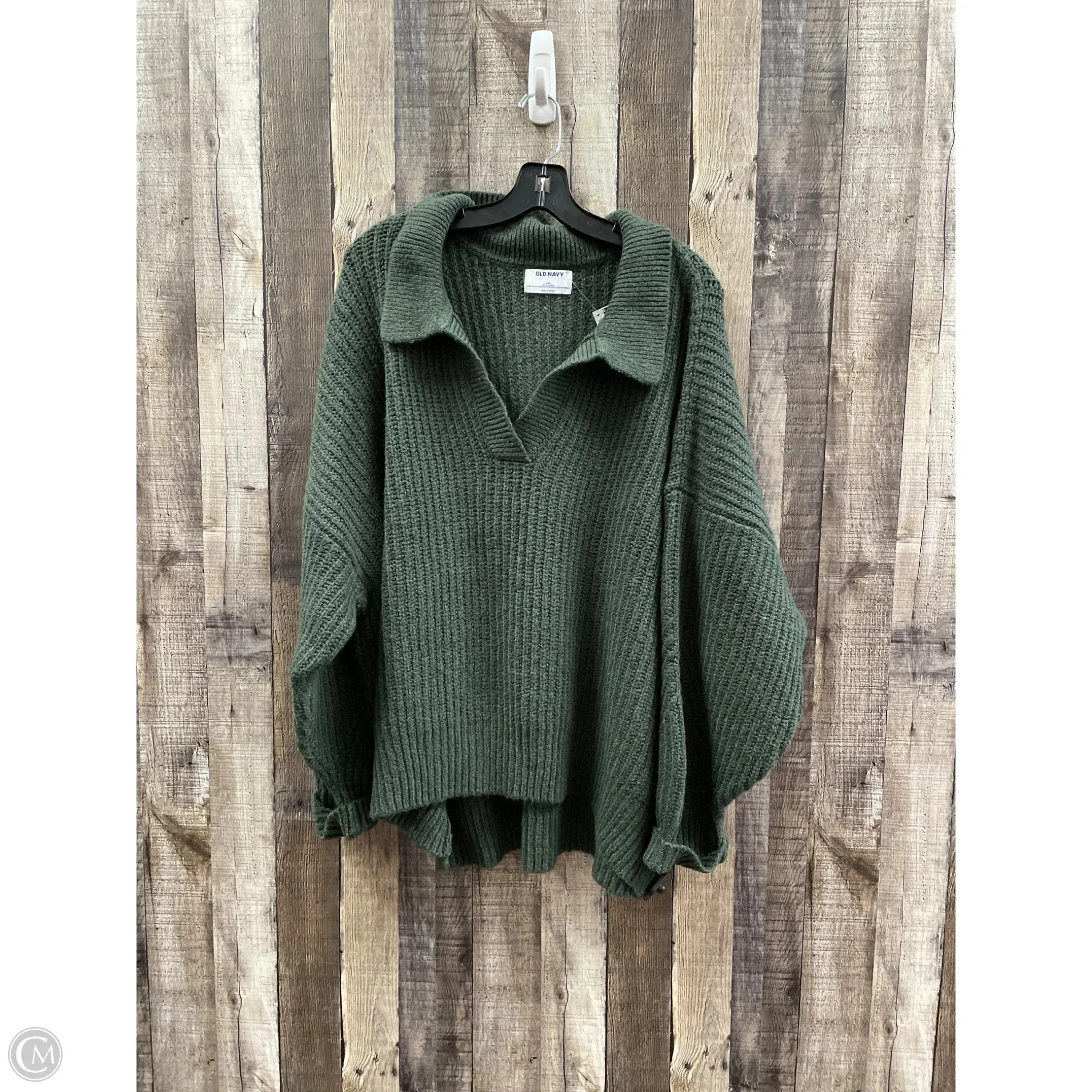 Sweater By Old Navy In Green, Size: Xxl