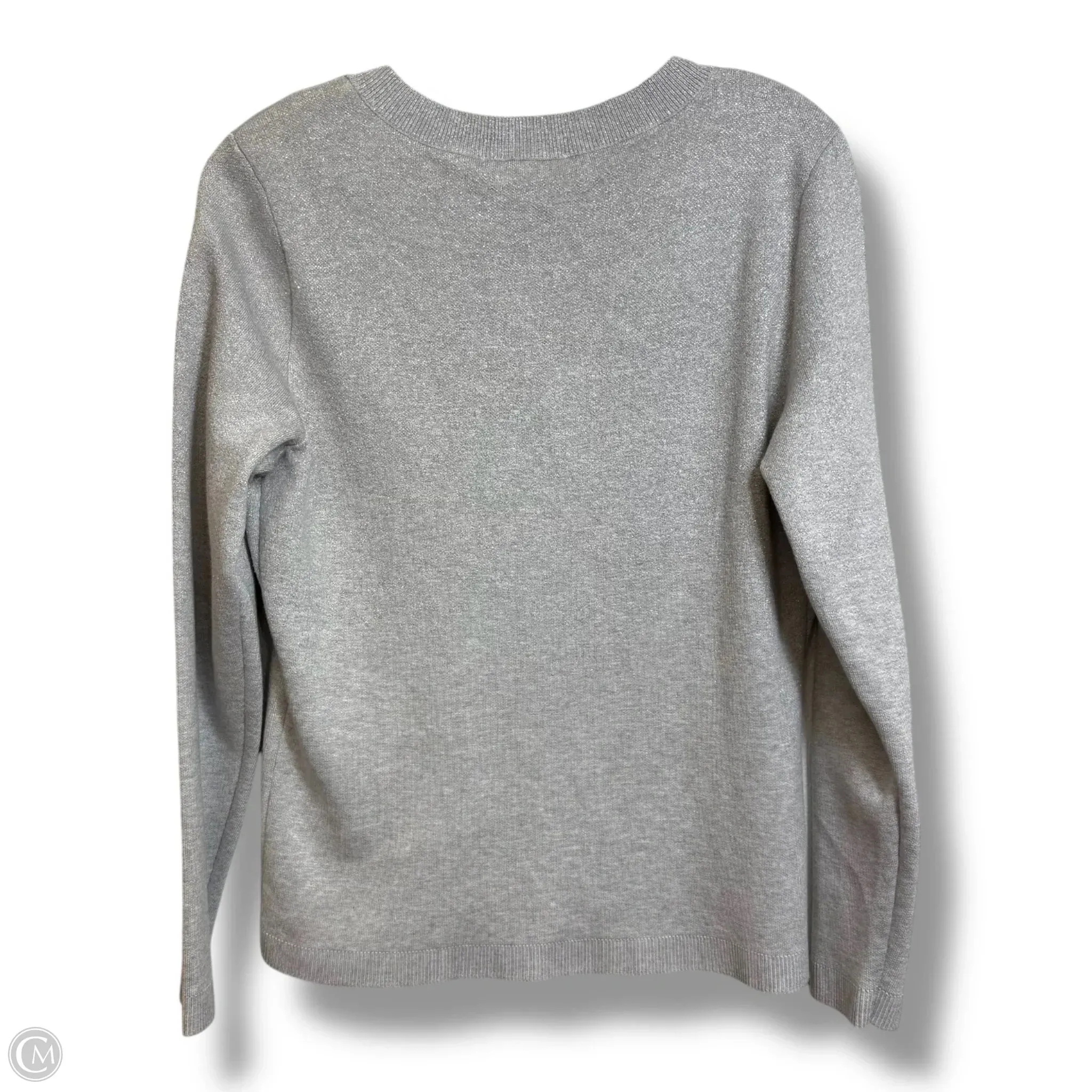 Sweater By White House Black Market In Silver, Size: M