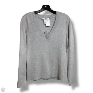Sweater By White House Black Market In Silver, Size: M