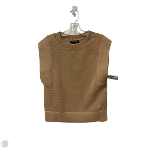 Sweater Short Sleeve By Banana Republic In Tan, Size: Xs