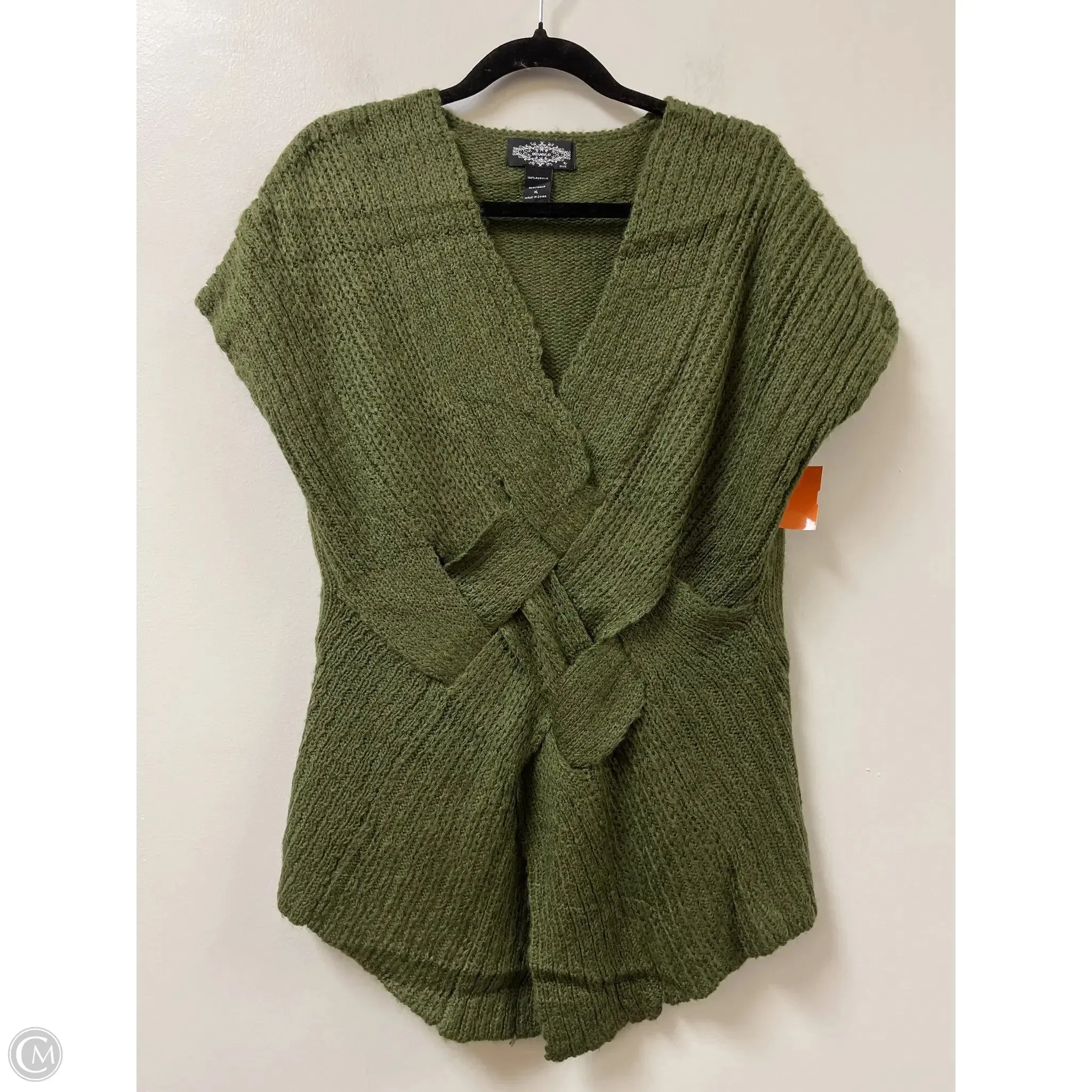 Sweater Short Sleeve By Clothes Mentor In Green, Size: Xl