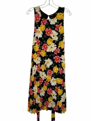 Tahari Size Large Black Floral New w/ Tags Dress- Ladies