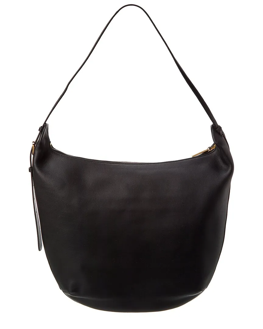 The Row Allie N/S Leather Hobo Bag