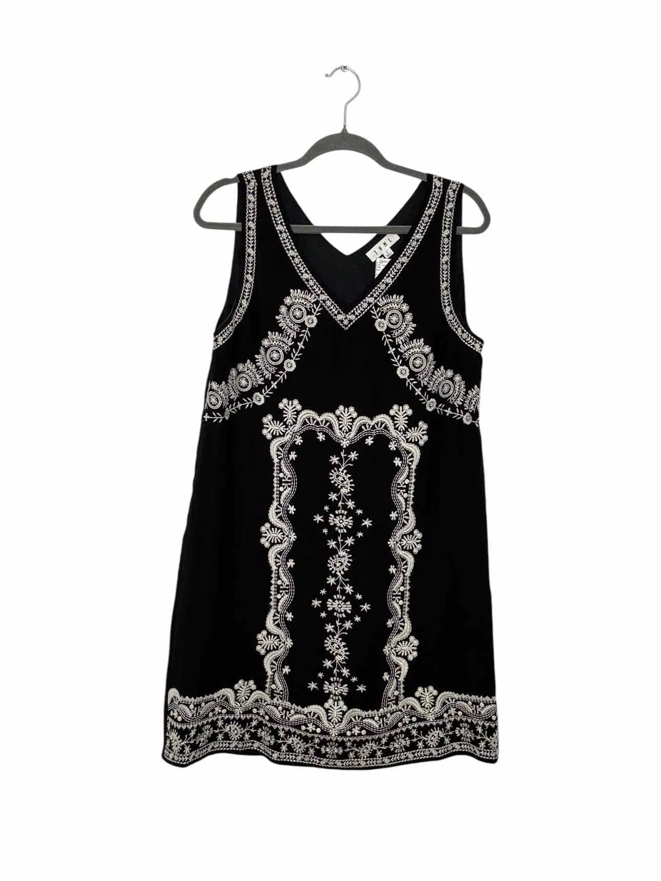 THML Size Large Black Pre-Owned Dress- Ladies