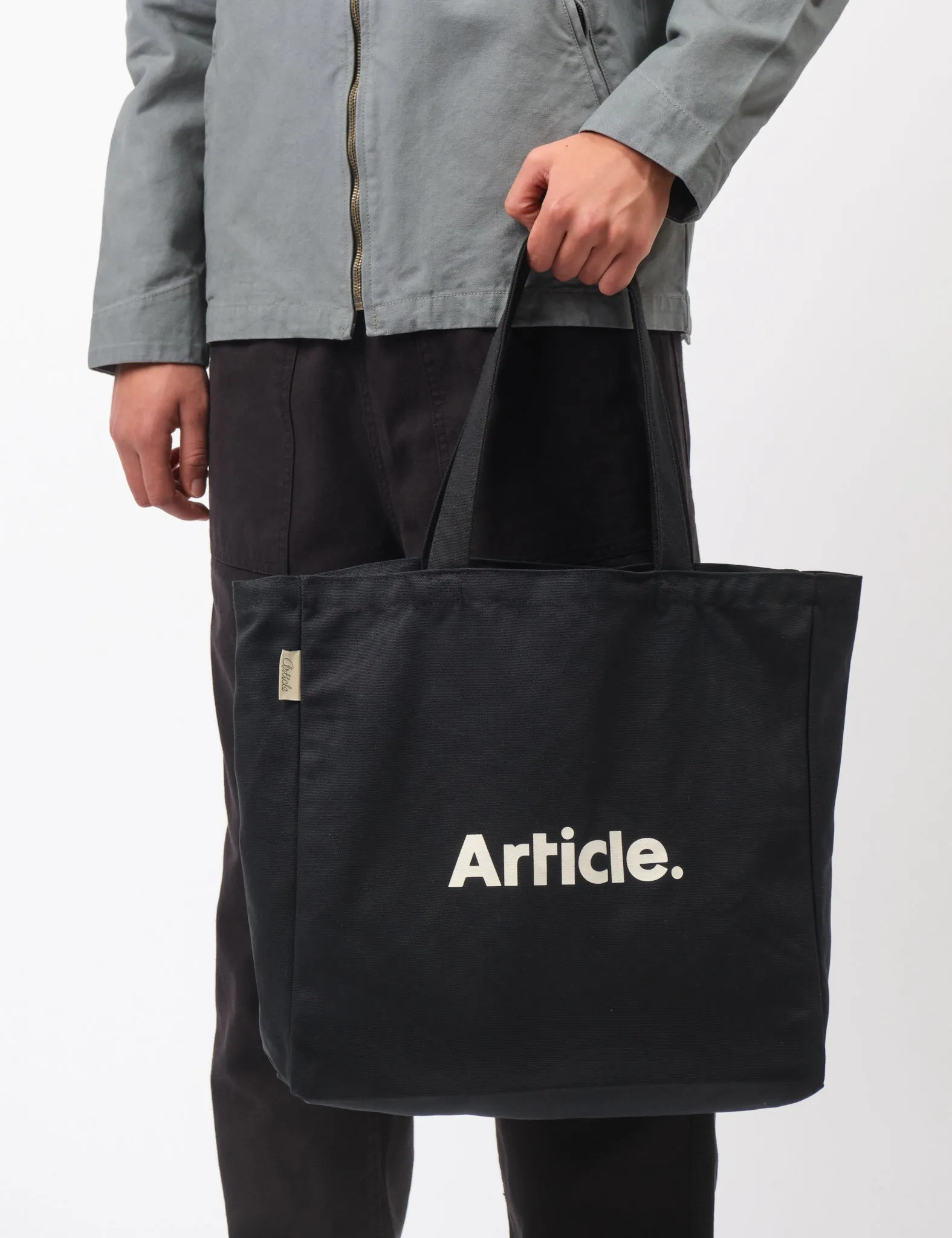 Top Rated Article Organic Heavy Canvas Tote Bag - Black  Last Chance!