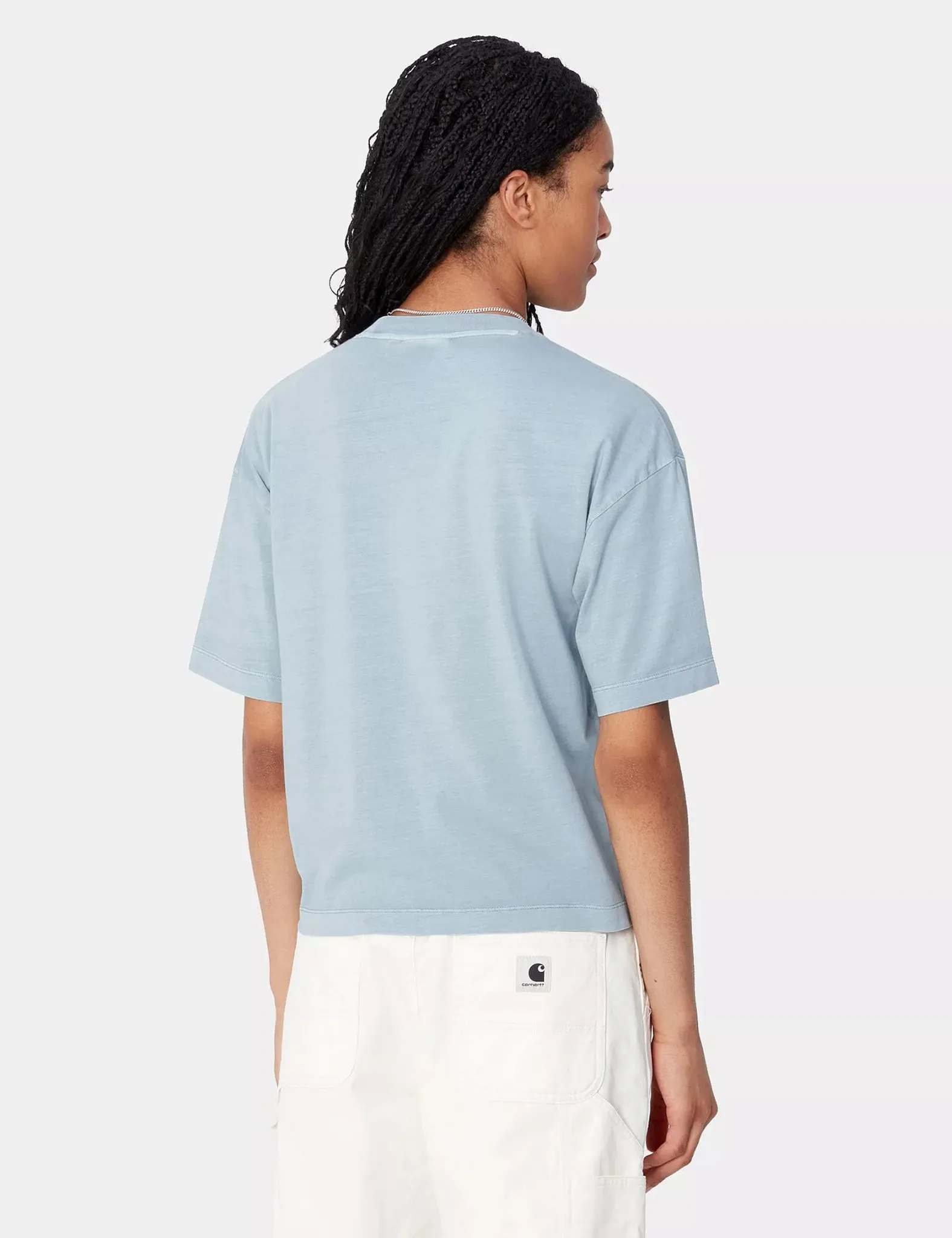 Top Rated Carhartt WIP Women's Nelson T-Shirt (Loose) - Dusty Ice Blue  Limited Availability!