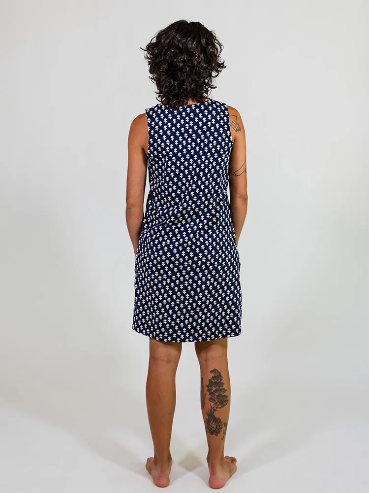 Top Rated Evanston Dress - Micro Floral Navy  Last Chance!