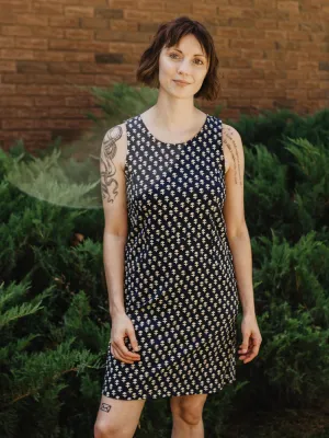 Top Rated Evanston Dress - Micro Floral Navy  Last Chance!