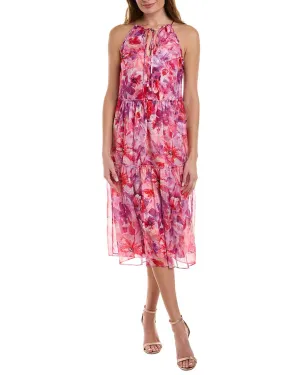 Top Rated Marchesa Notte Floral Midi Dress  Last Few Pieces!