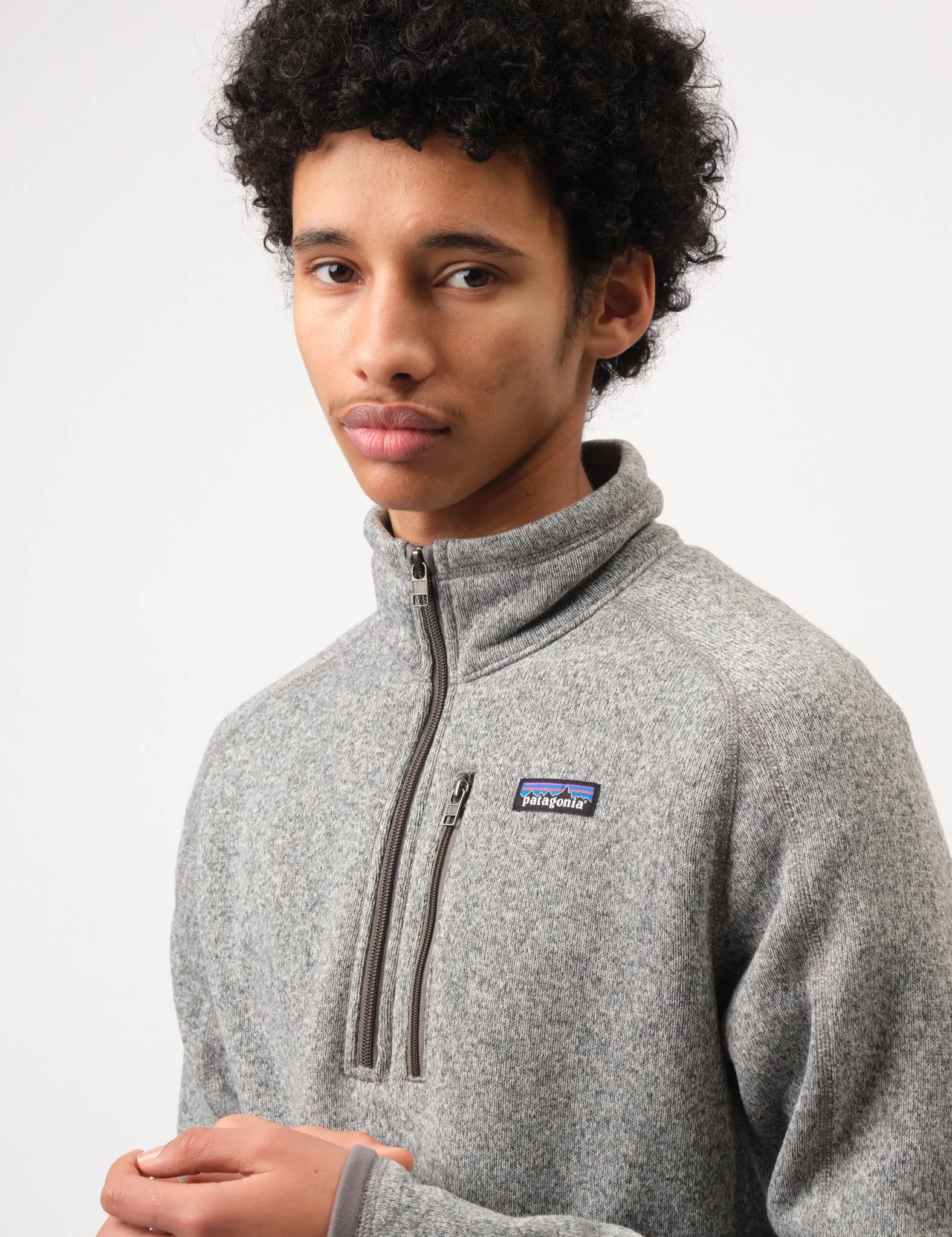Top Rated Patagonia Better Sweater 1/4 Zip Fleece - Stonewash Grey  Stylish & Comfortable
