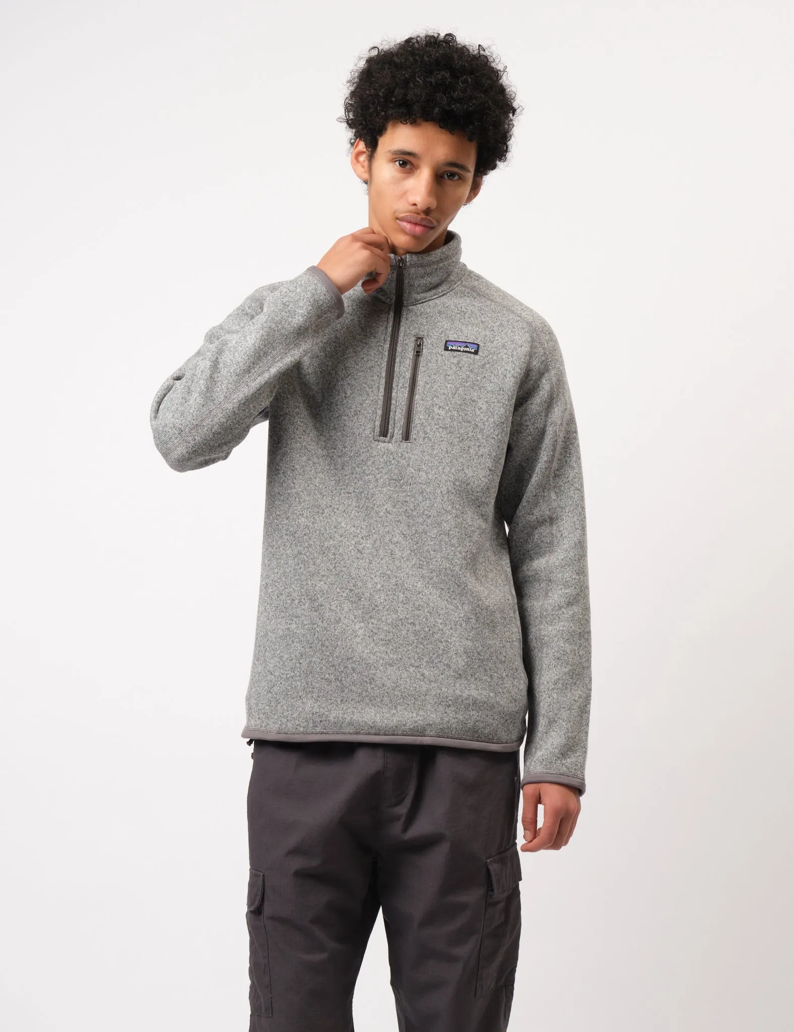 Top Rated Patagonia Better Sweater 1/4 Zip Fleece - Stonewash Grey  Stylish & Comfortable