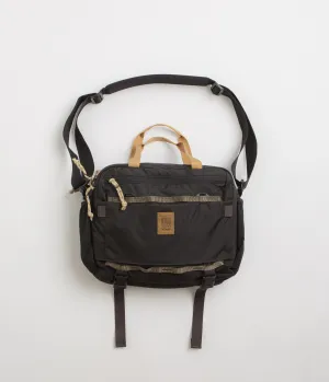 Topo Designs Mountain Cross Bag - Black / Neutral