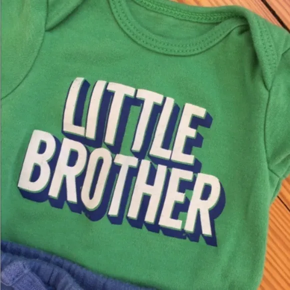 Trending Now 4 Piece Newborn Little Brother Bundle  Last Chance!