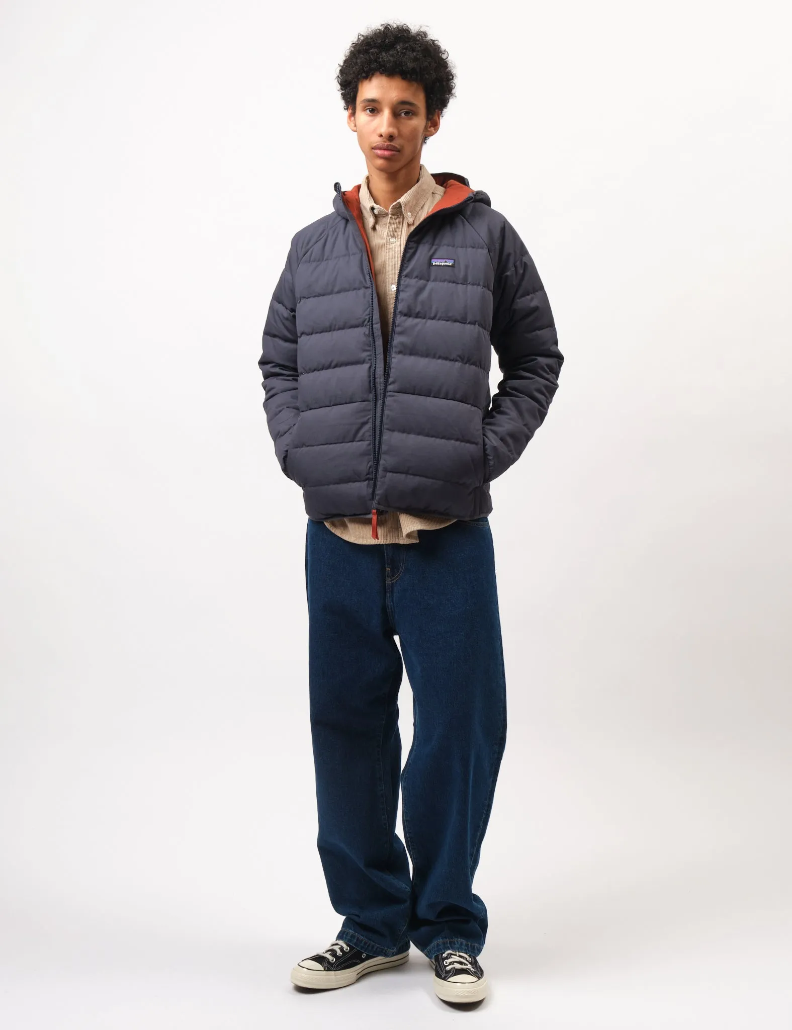 Trending Now Patagonia Cotton Down Jacket - Smolder Blue  Almost Sold Out!