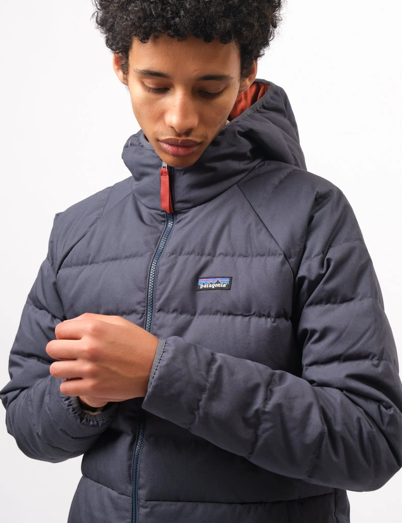 Trending Now Patagonia Cotton Down Jacket - Smolder Blue  Almost Sold Out!