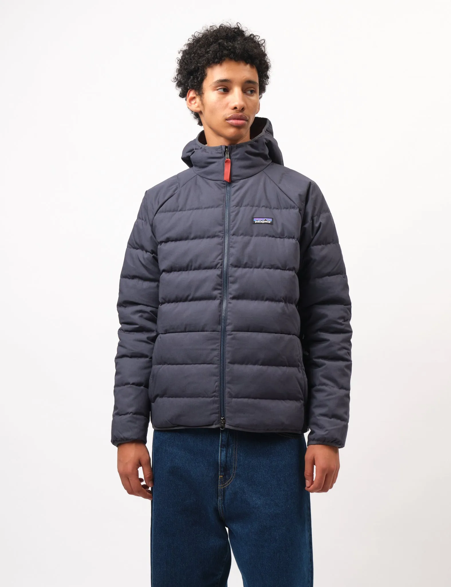 Trending Now Patagonia Cotton Down Jacket - Smolder Blue  Almost Sold Out!