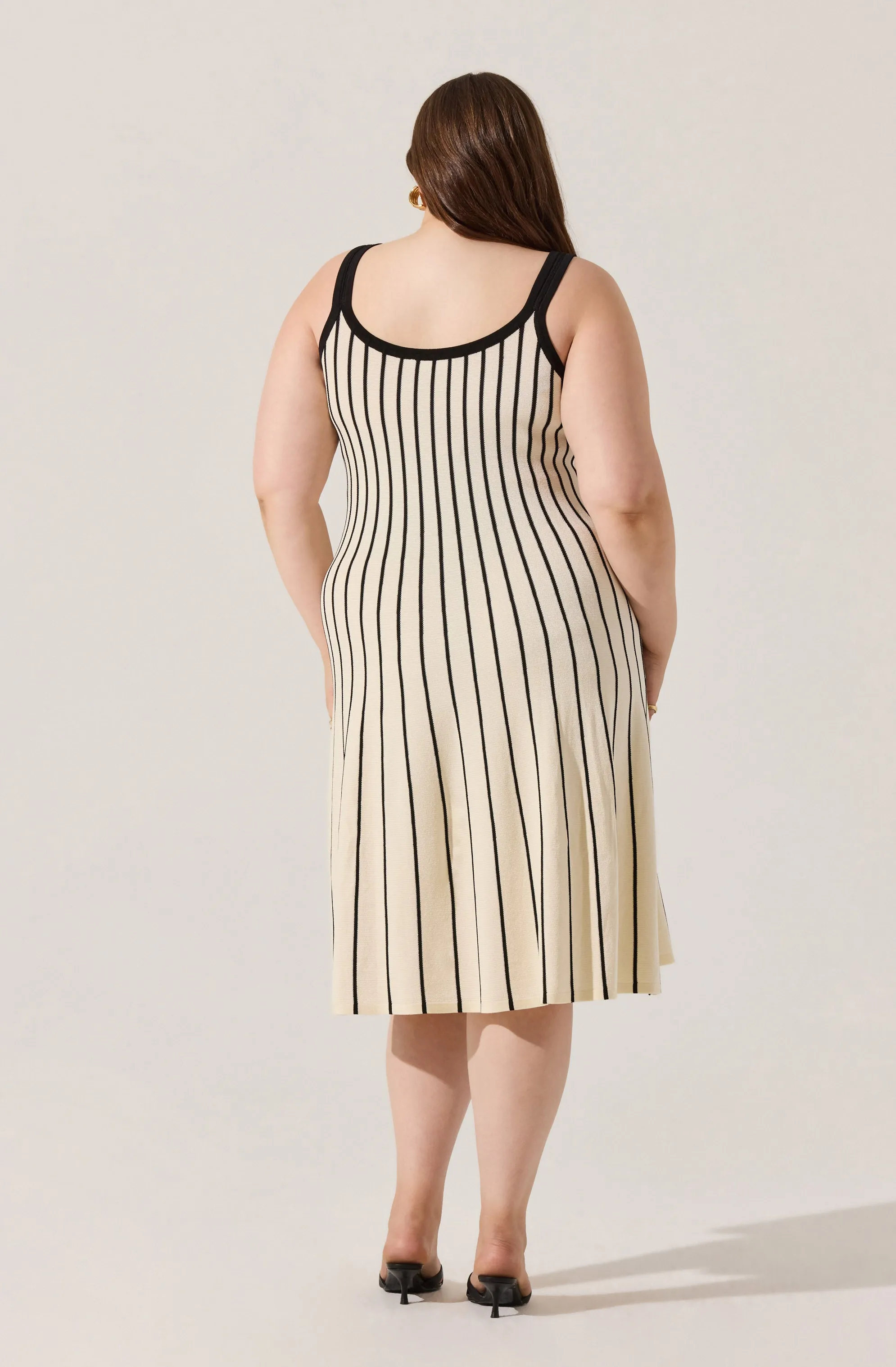 Trendy 2025 Irecia Stripe Sweater Midi Dress  Last Chance!