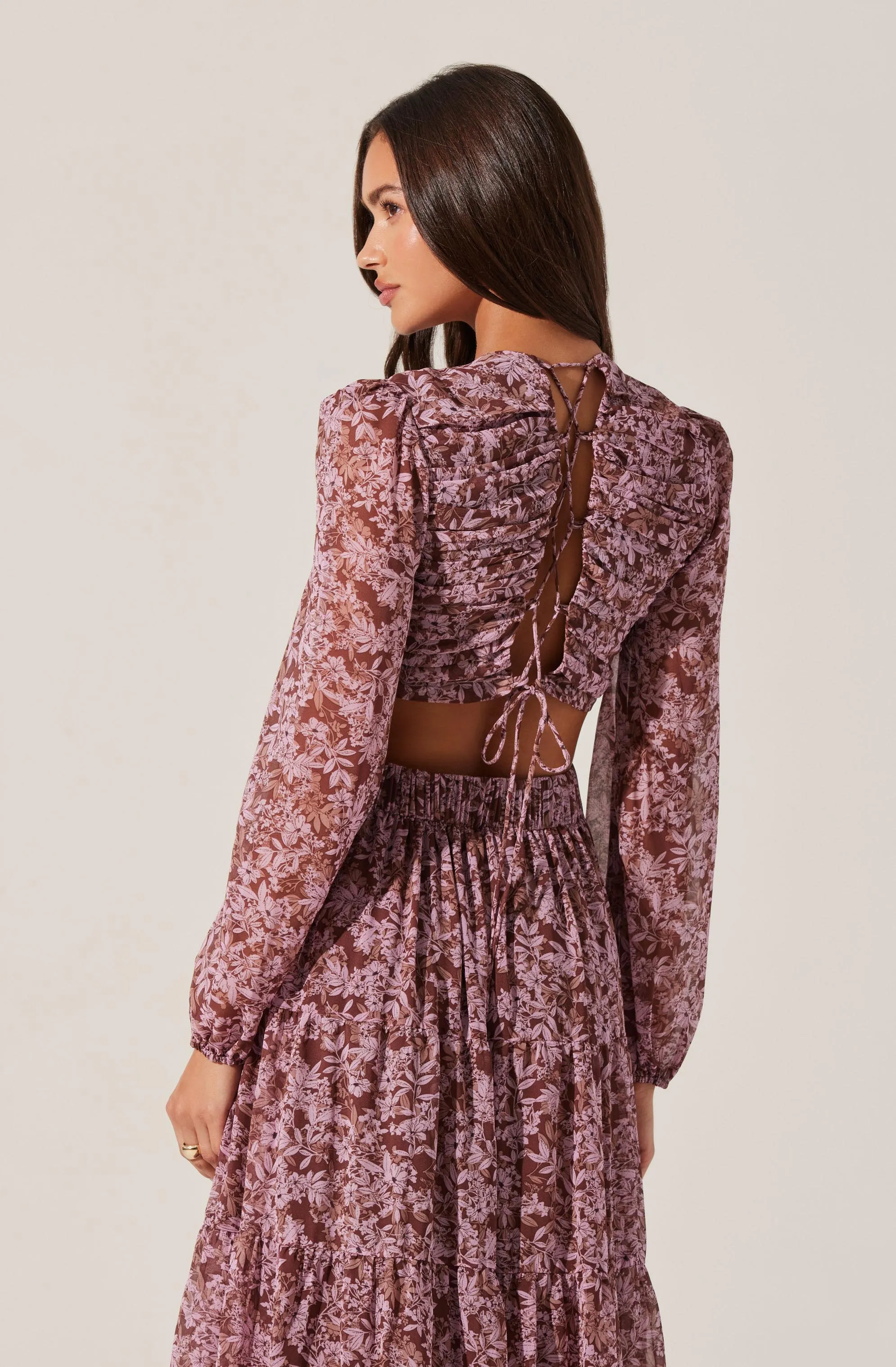 Trendy 2025 V-Neck Cutout Midi Dress  Going Fast!