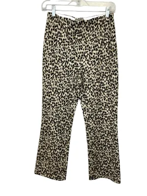 Tuckernuck Size Medium Ivory Print Pre-Owned Pants- Ladies