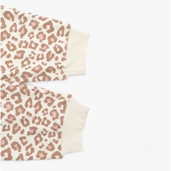 UGG KANTNER Womens Cotton Bottoms Vintage White Leopard