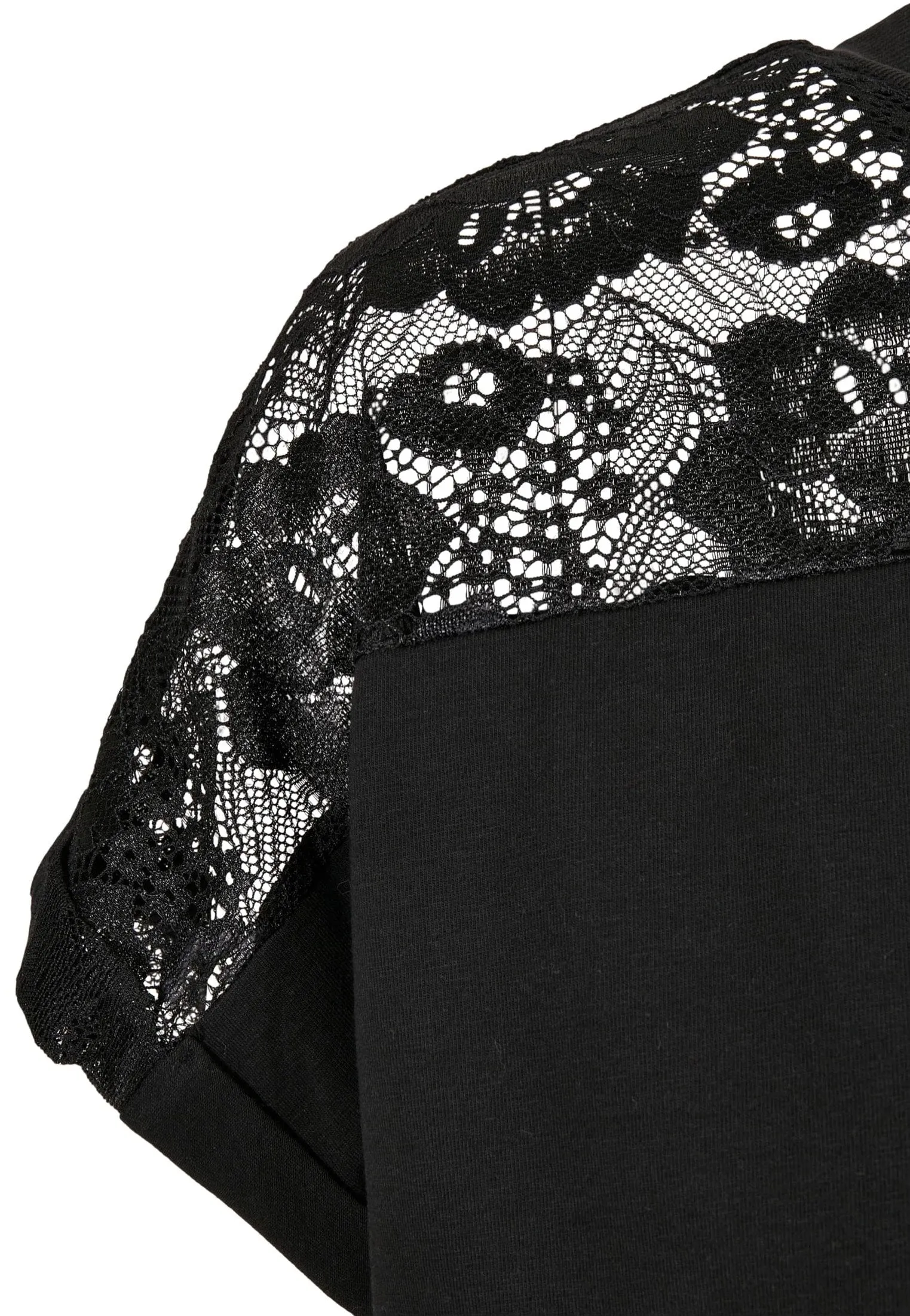 Urban Classics - Ladies Lace Tee Black - Dress