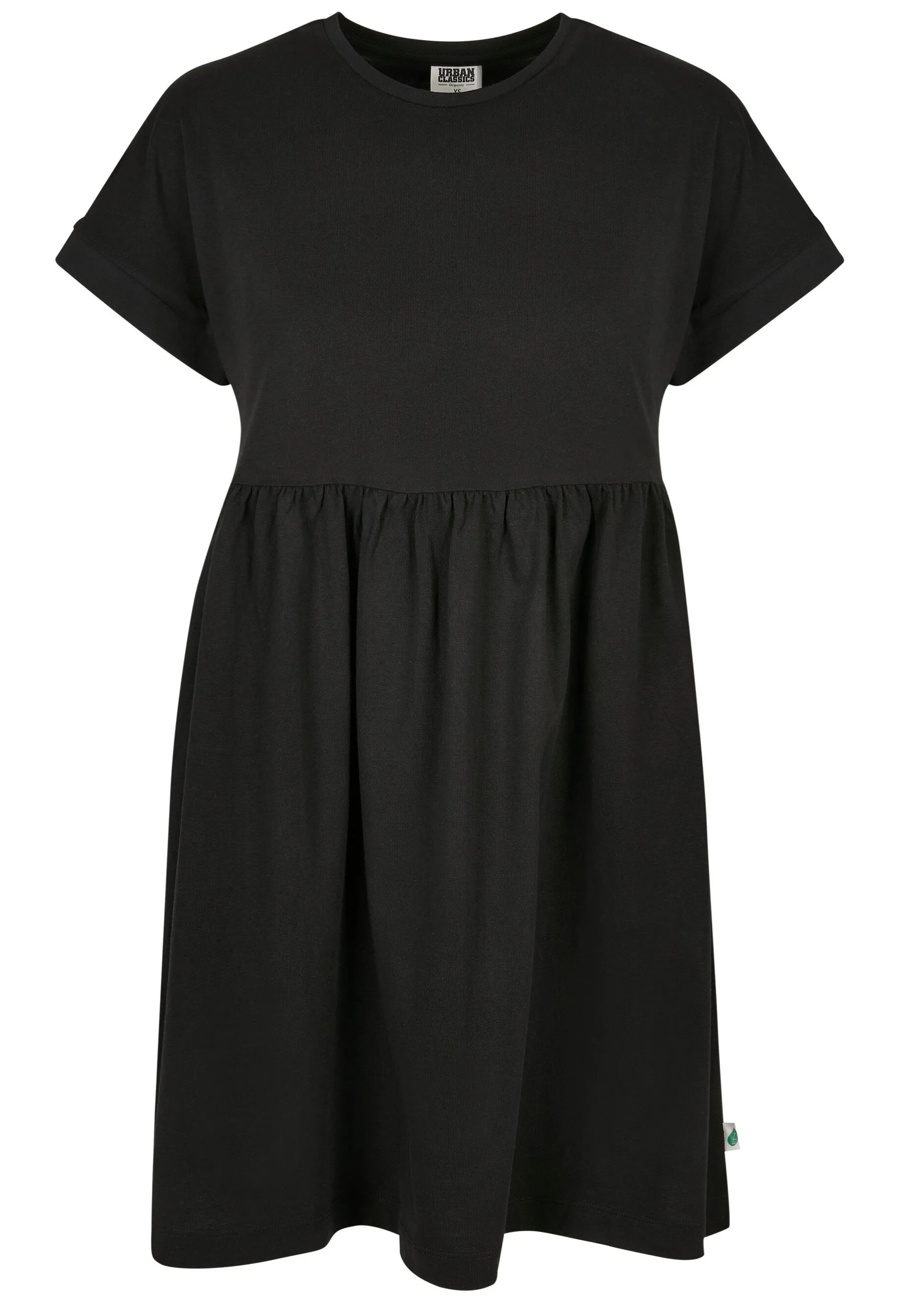 Urban Classics - Ladies Organic Empire Valance Tee Black - Dress
