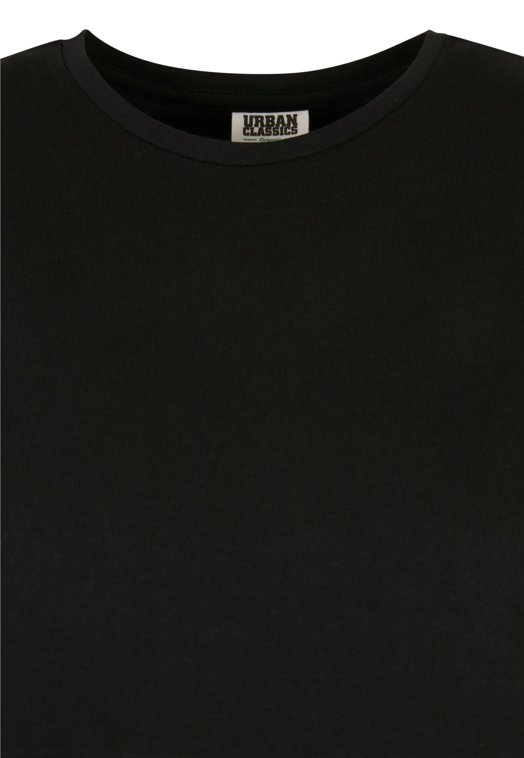 Urban Classics - Ladies Organic Empire Valance Tee Black - Dress