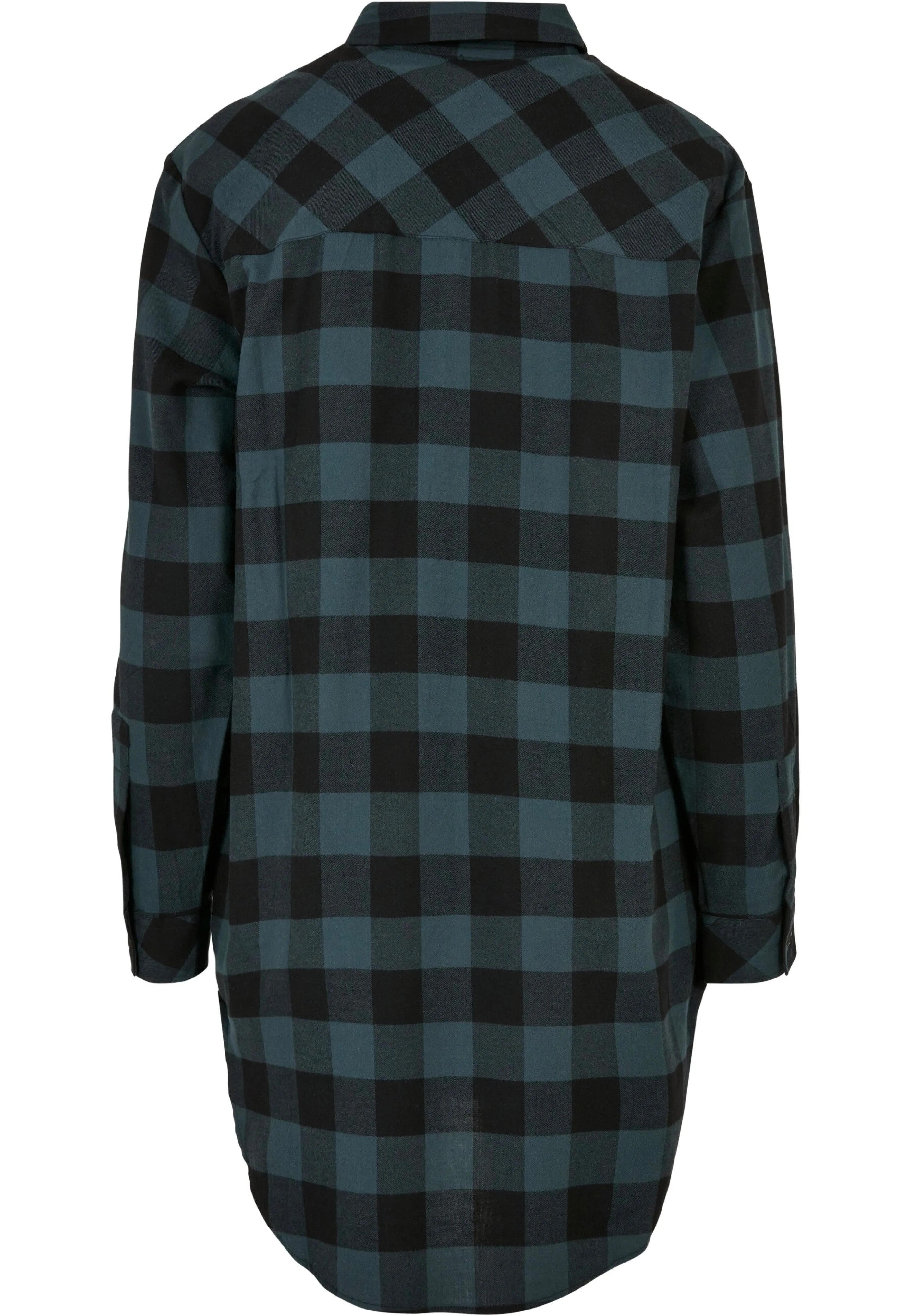 Urban Classics - Ladies Oversized Check Flannel Jasper/Black - Dress