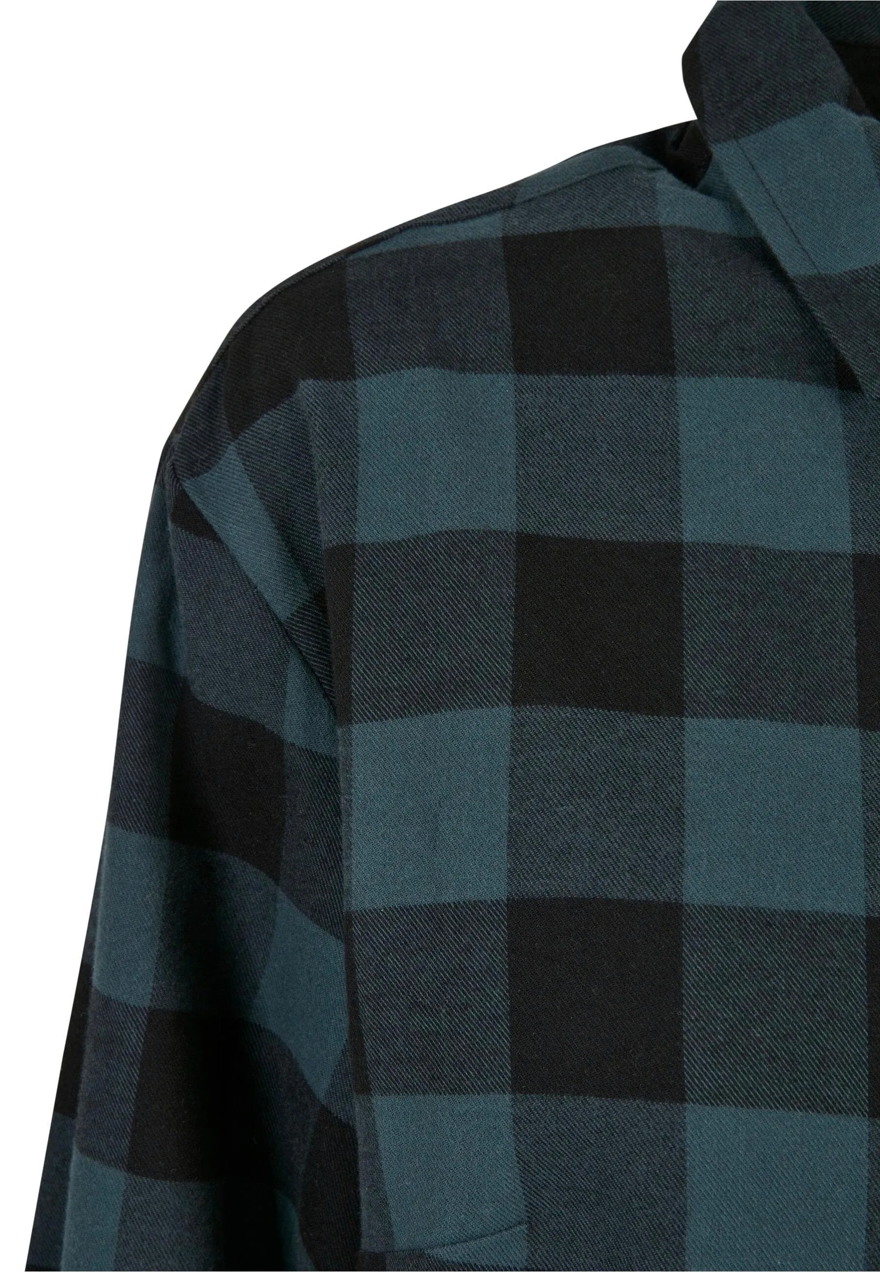 Urban Classics - Ladies Oversized Check Flannel Jasper/Black - Dress
