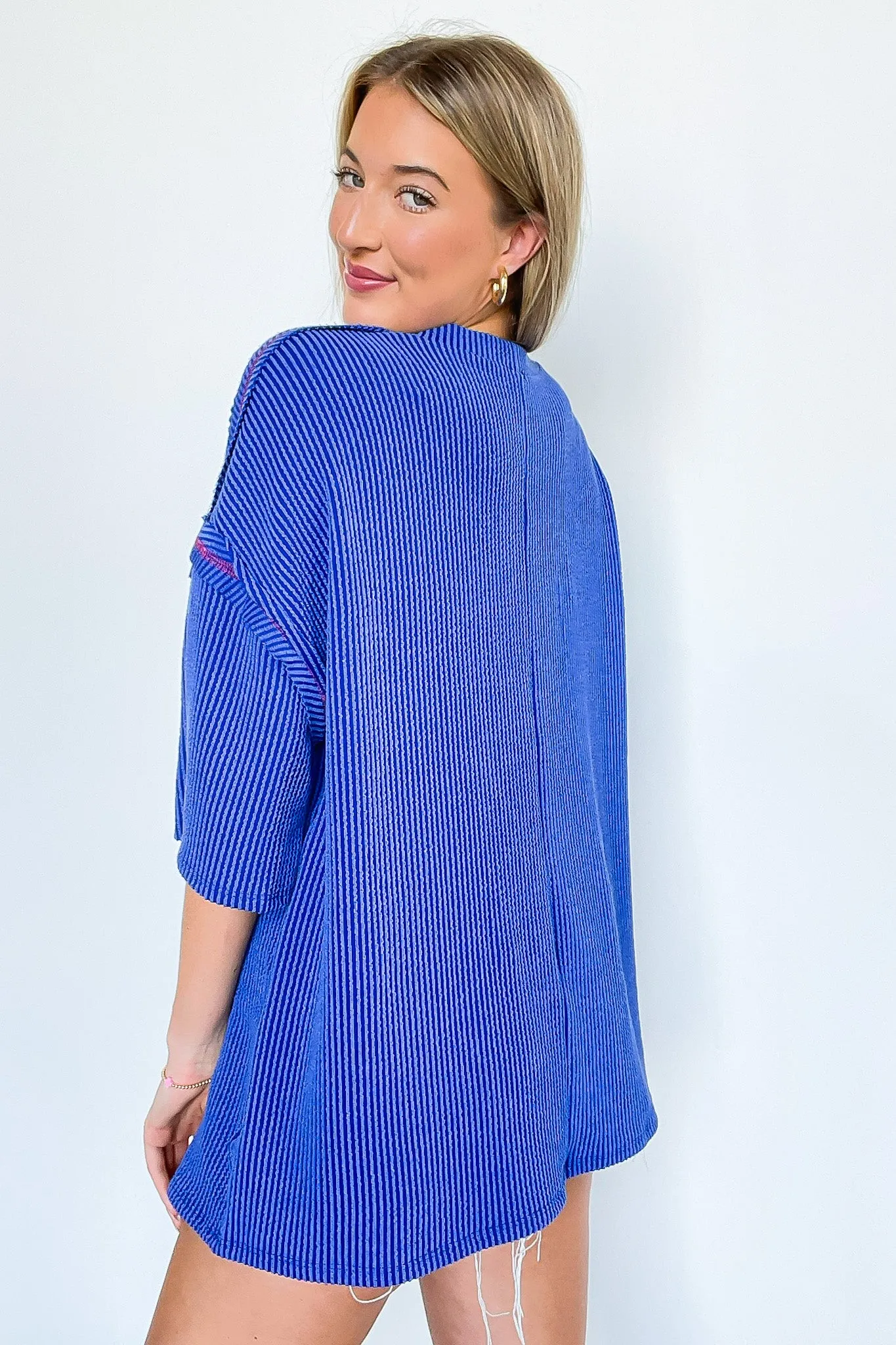 USA Ribbed Graphic Top