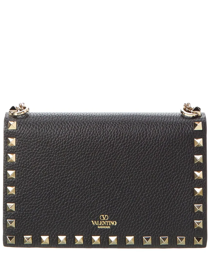 Valentino Rockstud Grainy Leather Crossbody