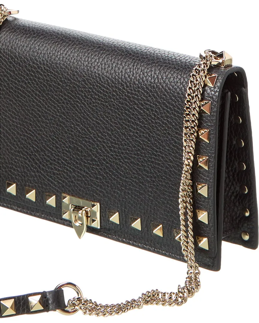Valentino Rockstud Grainy Leather Crossbody