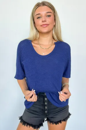 Varnie Knit U-Neck Pocket Top - BACK IN STOCK