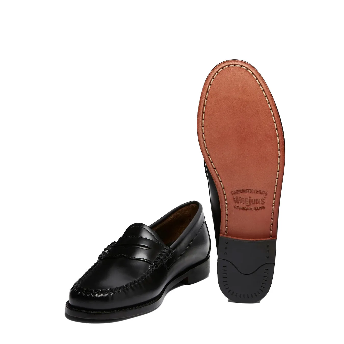 VIP Favorite G.H.Bass Womens Bass Weejun Penny Loafer Black Leather  Today Only!