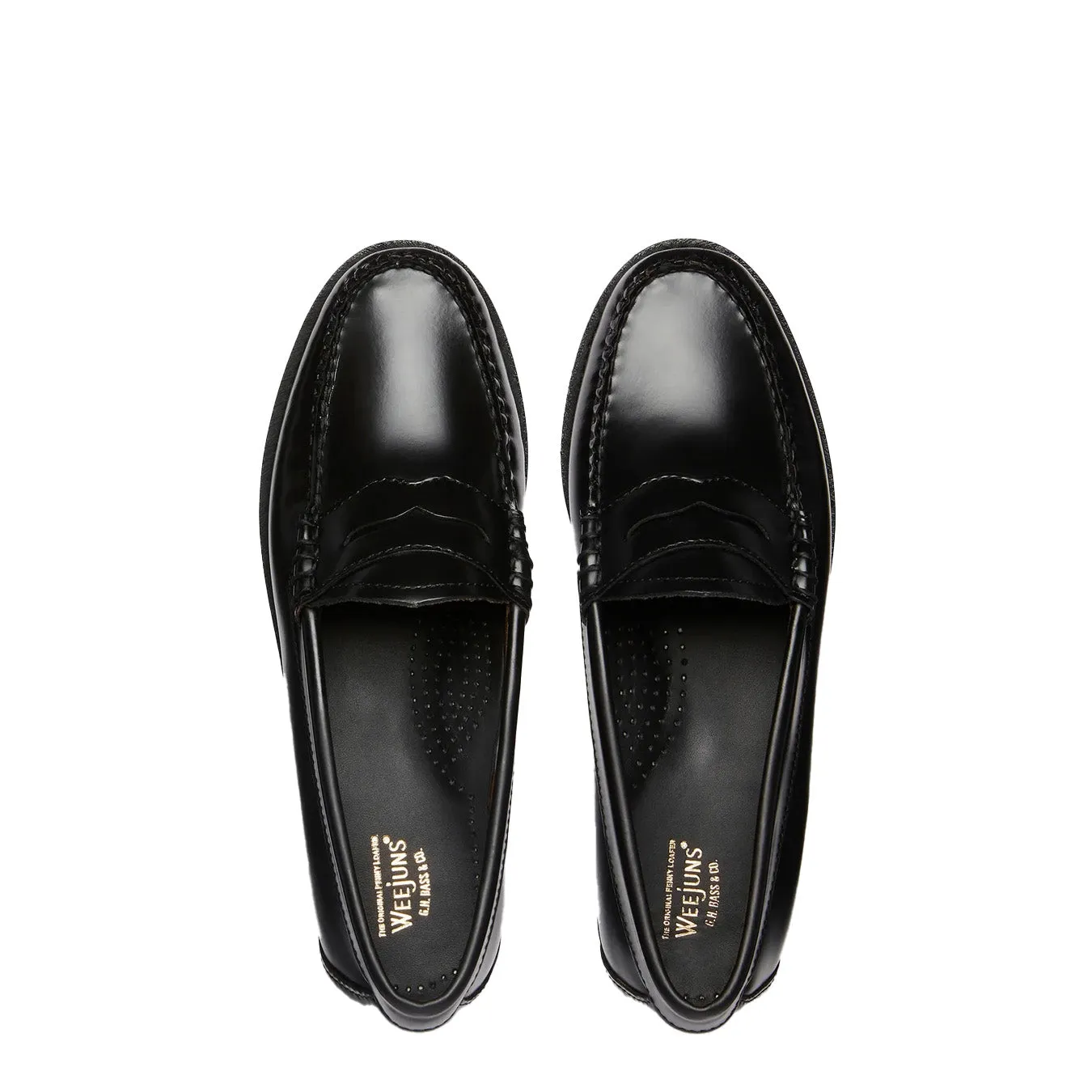 VIP Favorite G.H.Bass Womens Bass Weejun Penny Loafer Black Leather  Today Only!