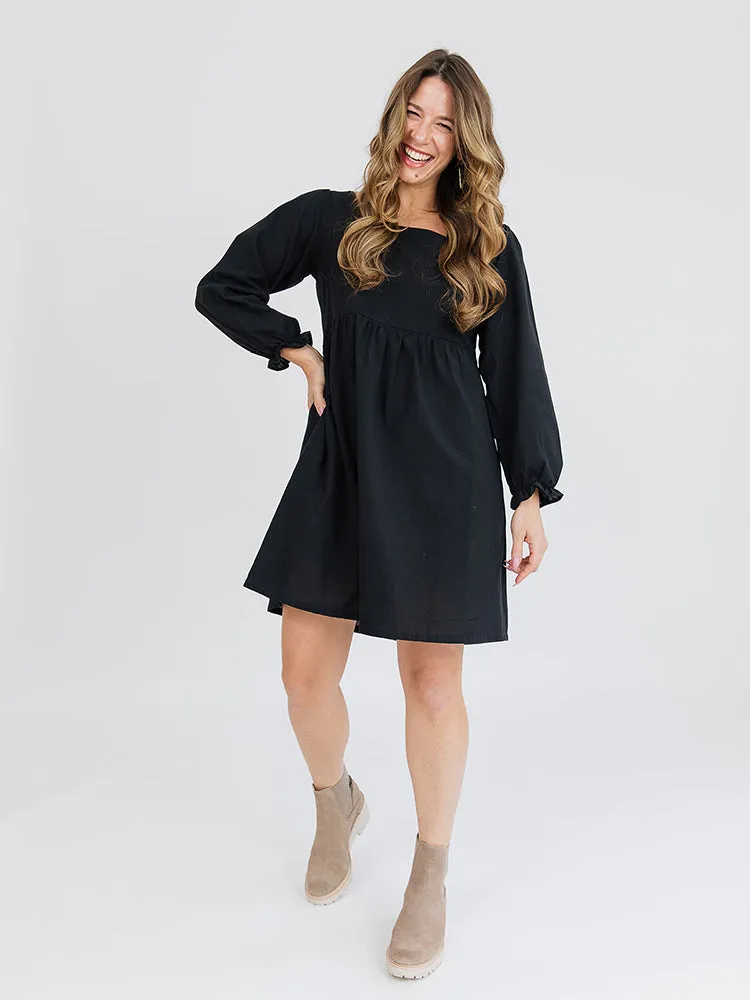 VIP Favorite Nico Mini Dress - Black  Almost Sold Out!