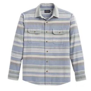 VIP Favorite Pendleton Beach Shack Shirt Navy Stripe  Last Chance!