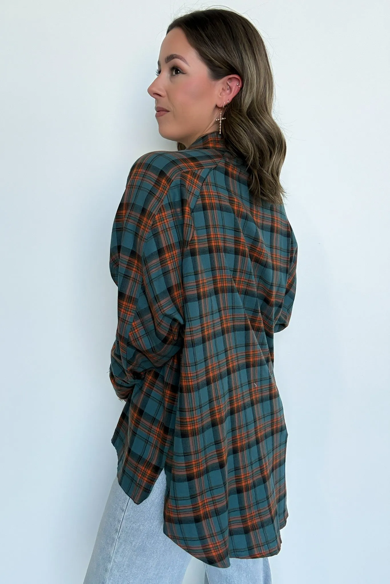 Walnut Cove Relaxed Vintage Plaid Flannel Top - FINAL SALE