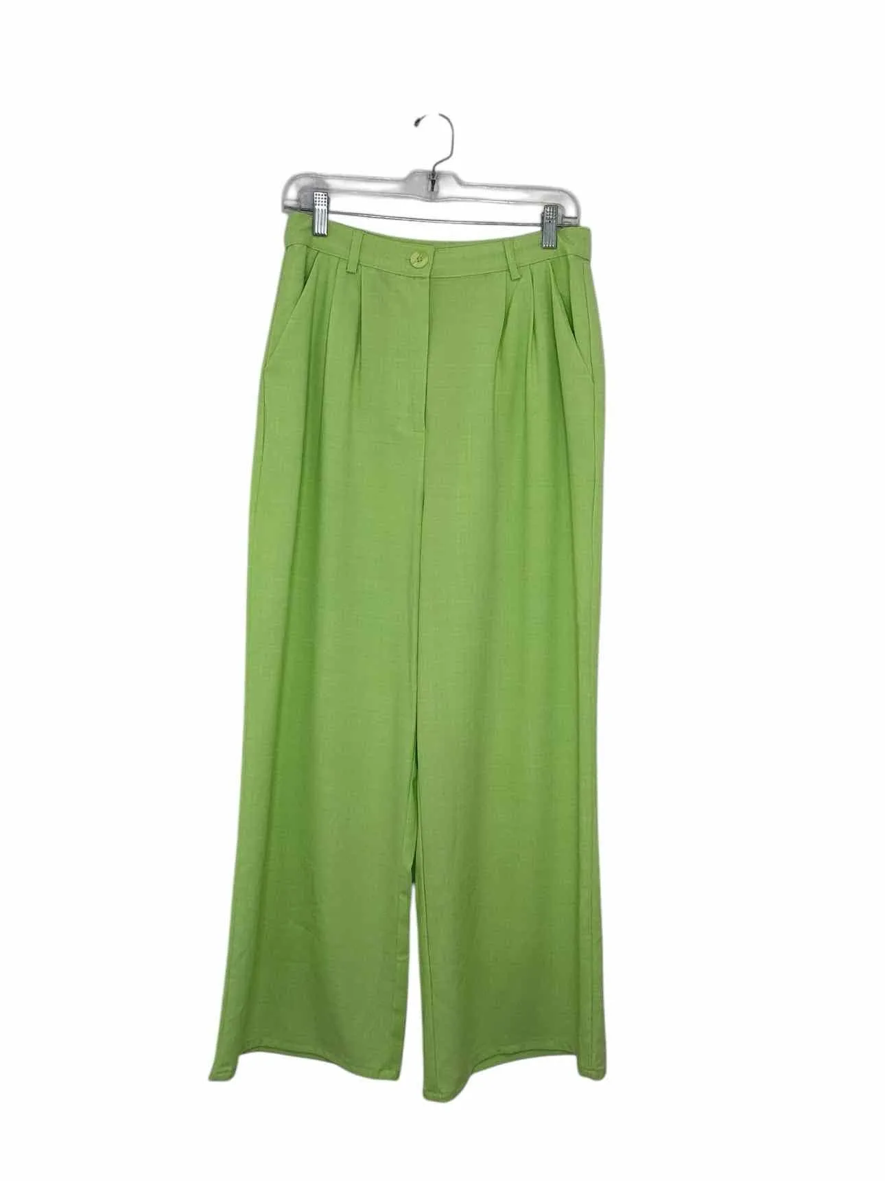We Wore What Size 8 Lime Green Pre-Owned Pants- Ladies