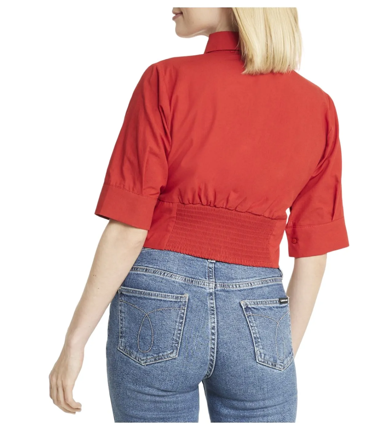 Worth Every Penny Cropped Corseted Shirt  Limited Stock!