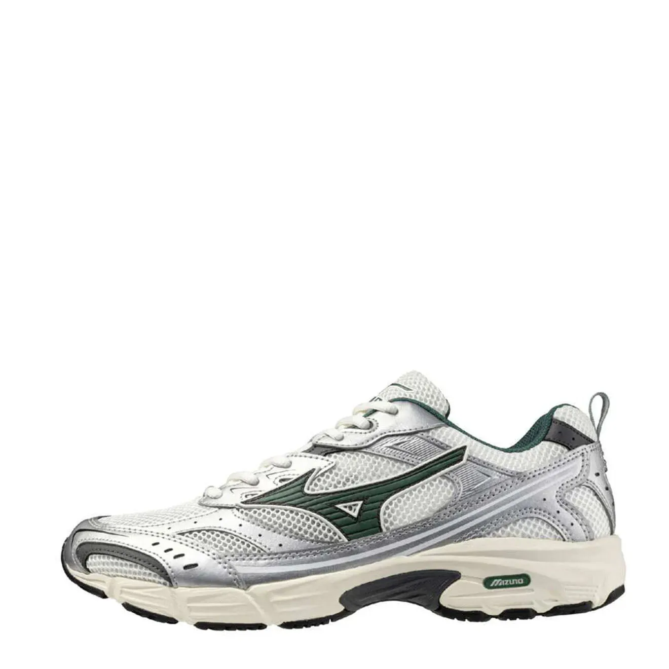 Worth Every Penny Mizuno MXR Snow White / Bistro Green / Silver  Stylish & Comfortable