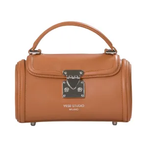 Yese Studio Women's Jennie Caramel Long Crossbody Bag, Size : 20cm X 12cm X 12cm