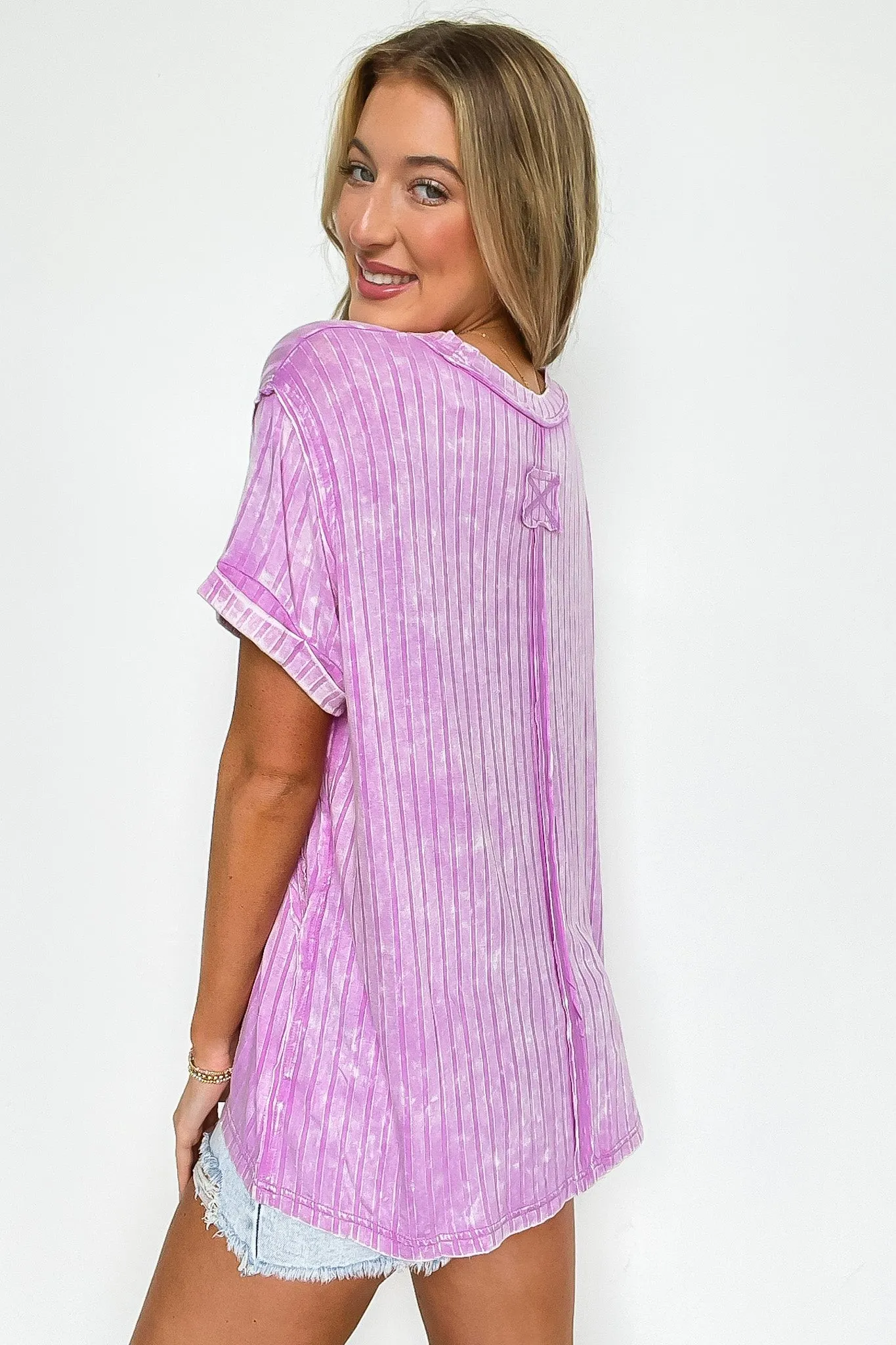 Zandrah Ribbed Raglan Knit Top - BACK IN STOCK