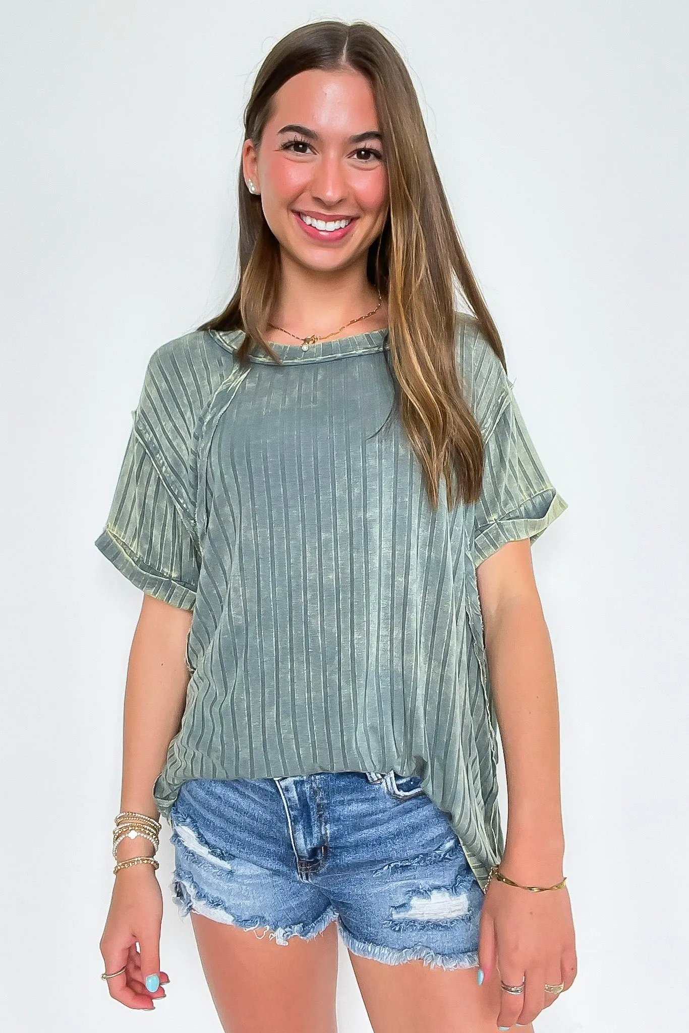 Zandrah Ribbed Raglan Knit Top - BACK IN STOCK